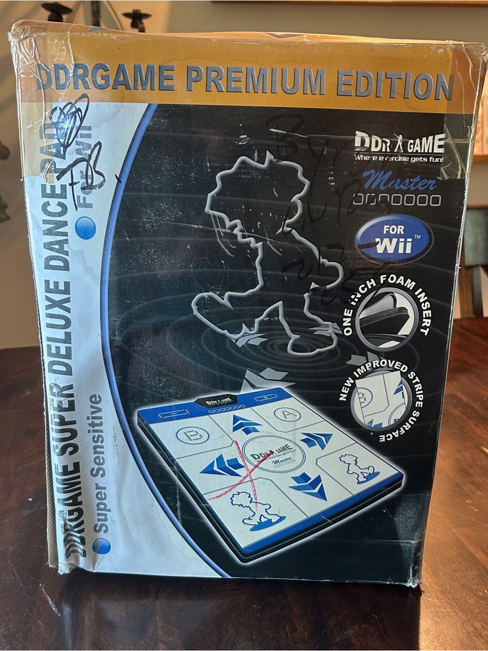 Premium Edition Dance Pad for Wii - Black & Blue